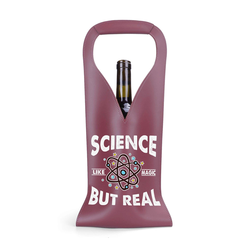 Science Like Magic But Real PU Leather Wine Bag PU Leather Wine Bag Printed Offshore