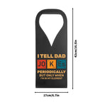 I Tell Dad Jokes Periodically PU Leather Wine Bag PU Leather Wine Bag Printed Offshore