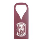 Alien Allergic To Humans PU Leather Wine Bag Maroon PU Leather Wine Bag Printed Offshore