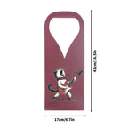 Cat Playing Guitar PU Leather Wine Bag PU Leather Wine Bag Printed Offshore