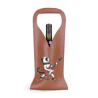 Cat Playing Guitar PU Leather Wine Bag PU Leather Wine Bag Printed Offshore