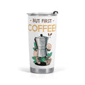 But First Coffee Percolator Stainless Steel 20oz Travel Mug Default Title Travel Mug Tumbler Coffee Printed Offshore