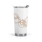 Barista Hands Stainless Steel 20oz Travel Mug Default Title Travel Mug Tumbler Coffee Printed Offshore