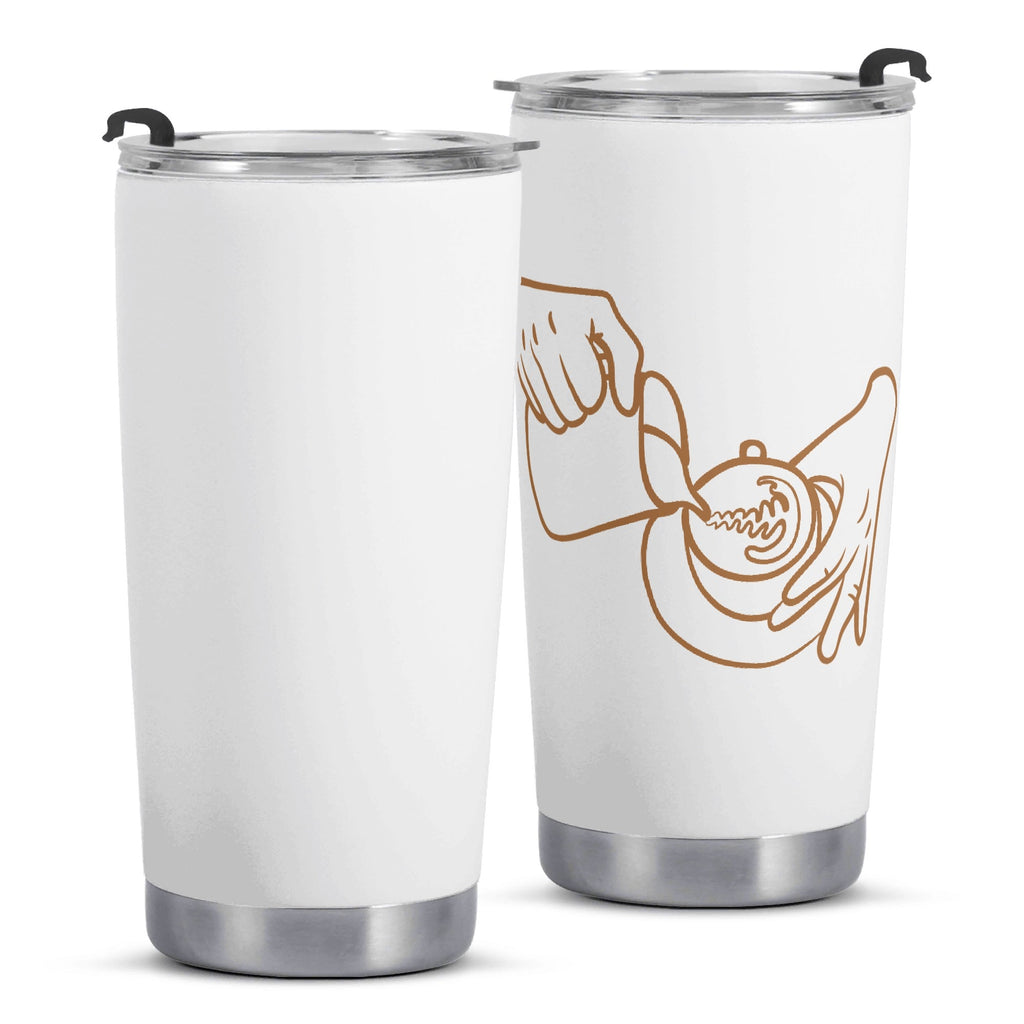 Barista Hands Stainless Steel 20oz Travel Mug Travel Mug Tumbler Coffee Printed Offshore