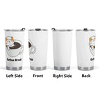 Cat Coffee Break Stainless Steel 20oz Travel Mug Travel Mug Tumbler animal Coffee Printed Offshore