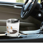 Cat Coffee Break Stainless Steel 20oz Travel Mug Travel Mug Tumbler animal Coffee Printed Offshore