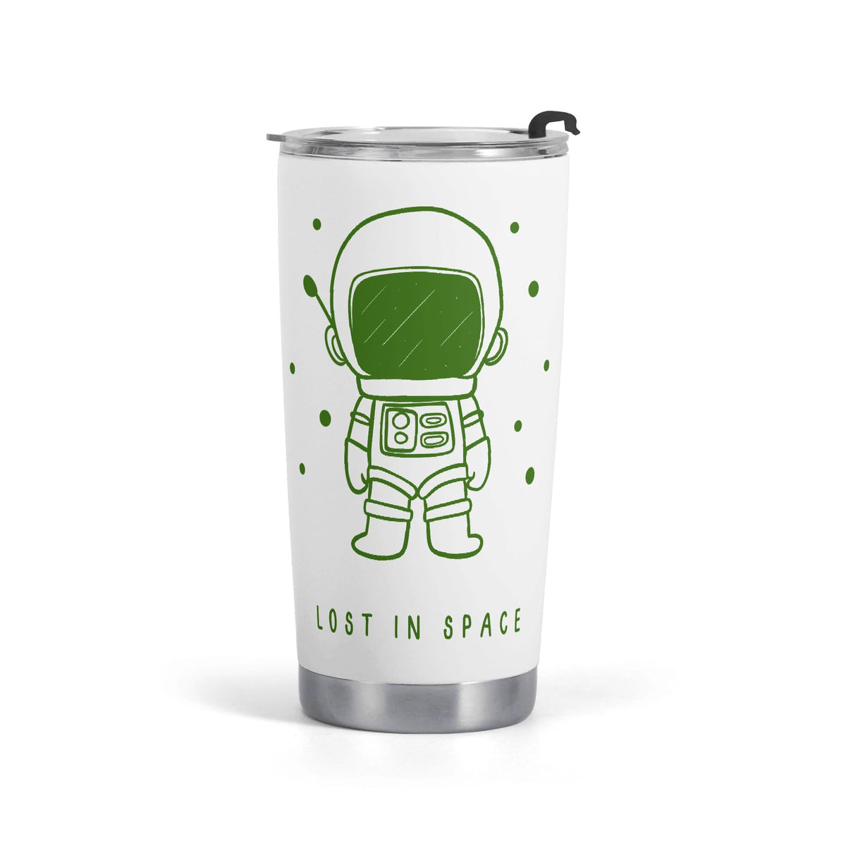 Astronaut Lost In Space Stainless Steel 20oz Travel Mug Default Title Travel Mug Tumbler Printed Offshore Space