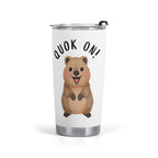 Quok On Quokka Stainless Steel 20oz Travel Mug Default Title Travel Mug Tumbler animal Australia Printed Offshore