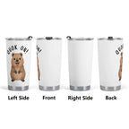 Quok On Quokka Stainless Steel 20oz Travel Mug Travel Mug Tumbler animal Australia Printed Offshore