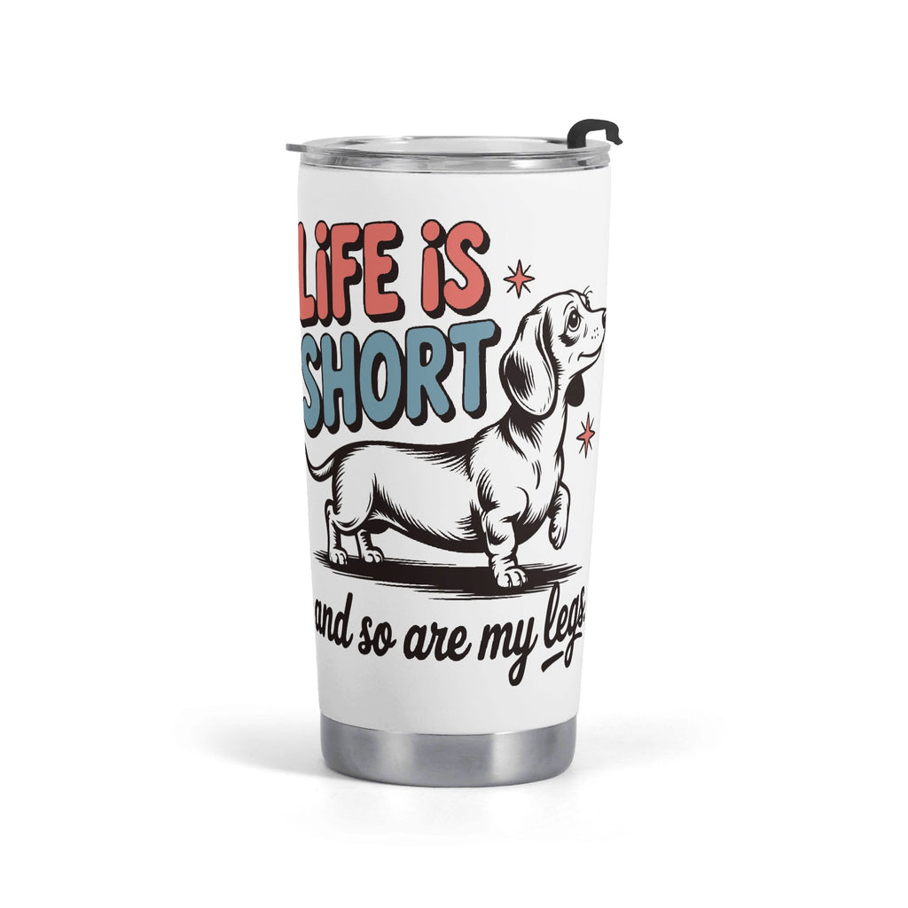 Dachshund Short Legs Stainless Steel 20oz Travel Mug Default Title Travel Mug Tumbler animal Printed Offshore
