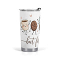 But First Coffee Cute Characters Stainless Steel 20oz Travel Mug Default Title Travel Mug Tumbler Coffee Printed Offshore