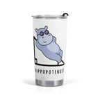 Hippopotenuse Hippo Hypotenuse Stainless Steel 20oz Travel Mug Default Title Travel Mug Tumbler Maths Printed Offshore