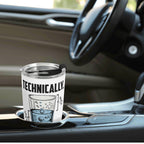 Glass Half Full Stainless Steel 20oz Travel Mug Travel Mug Tumbler Printed Offshore