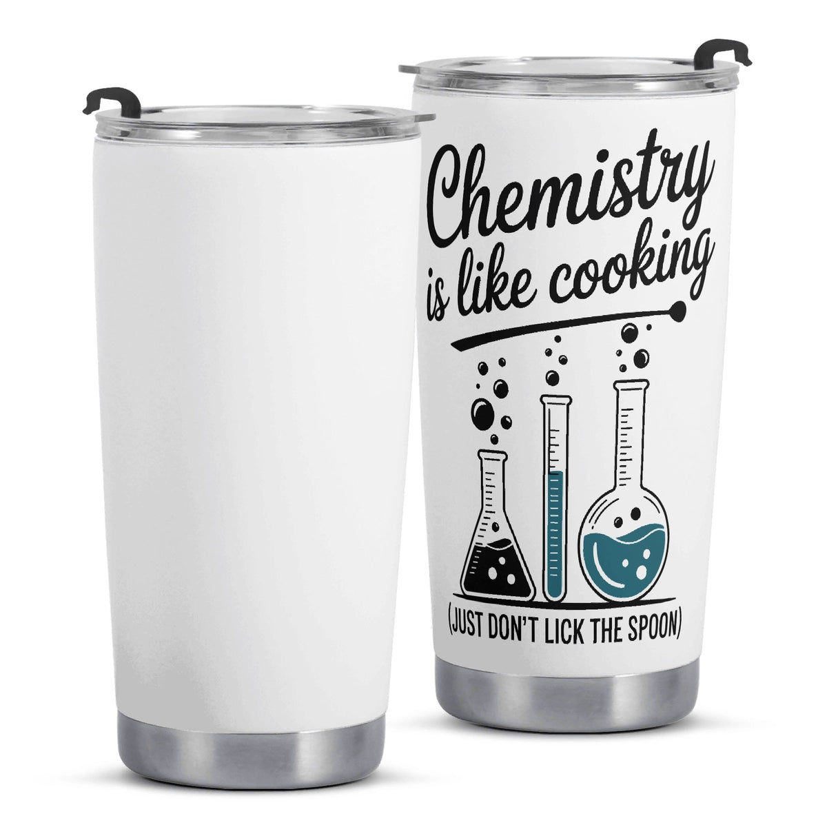 Chemistry Is Like Cooking Stainless Steel 20oz Travel Mug Travel Mug Tumbler Printed Offshore Science