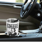 Coffee Because Murder Is Wrong Stainless Steel 20oz Travel Mug Travel Mug Tumbler Coffee Printed Offshore Retro