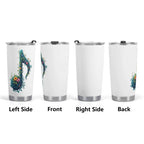 Floral Music Note Stainless Steel 20oz Travel Mug Travel Mug Tumbler Music Printed Offshore