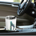 Floral Music Note Stainless Steel 20oz Travel Mug Travel Mug Tumbler Music Printed Offshore