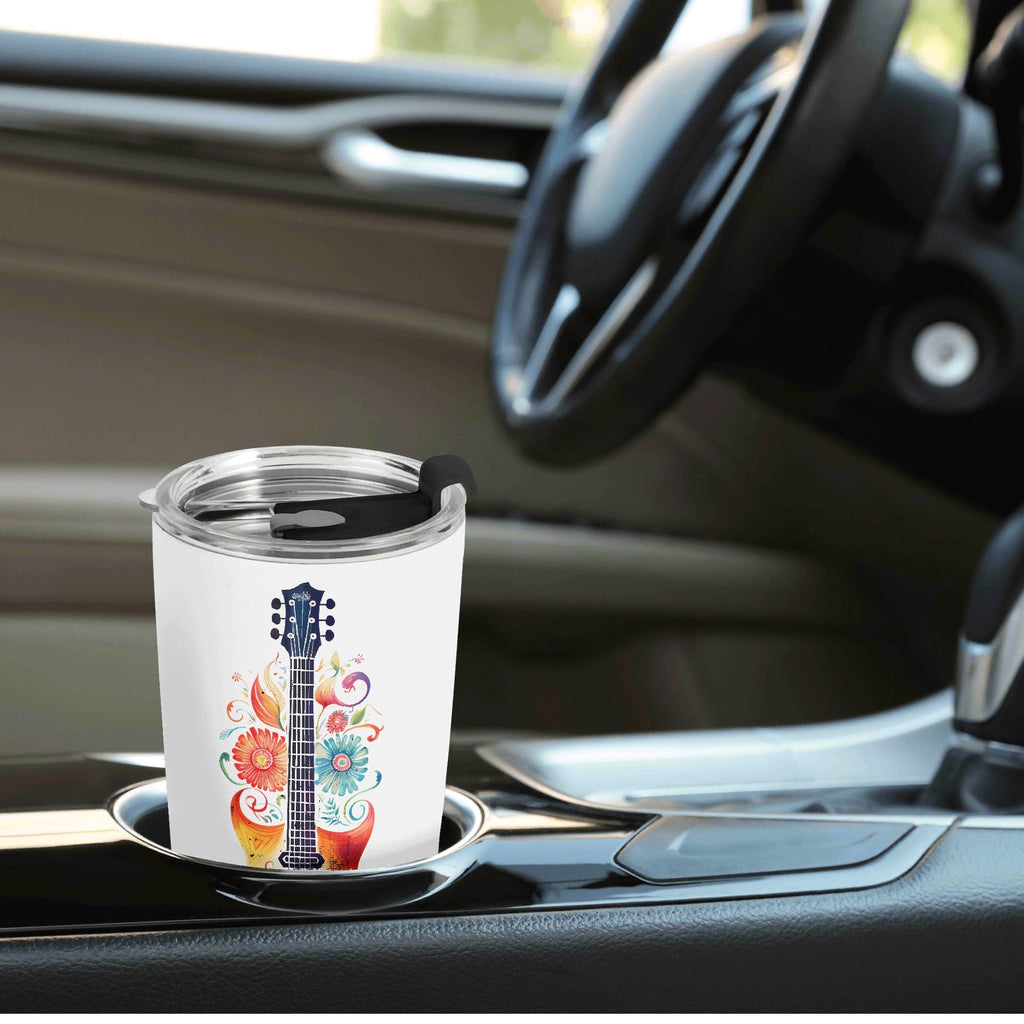 Floral Guitar Stainless Steel 20oz Travel Mug Travel Mug Tumbler Music Printed Offshore