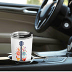 Floral Guitar Stainless Steel 20oz Travel Mug Travel Mug Tumbler Music Printed Offshore