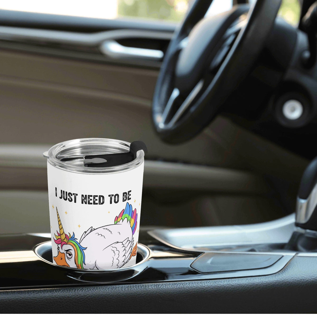Dramatic Rainbow Unicorn Goose Stainless Steel 20oz Travel Mug Travel Mug Tumbler Printed Offshore