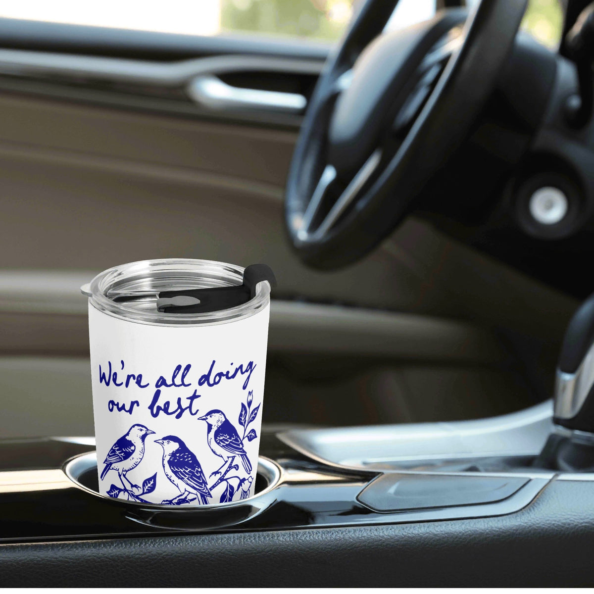 Were All Doing Our Best Birds Stainless Steel 20oz Travel Mug Travel Mug Tumbler Birds Printed Offshore