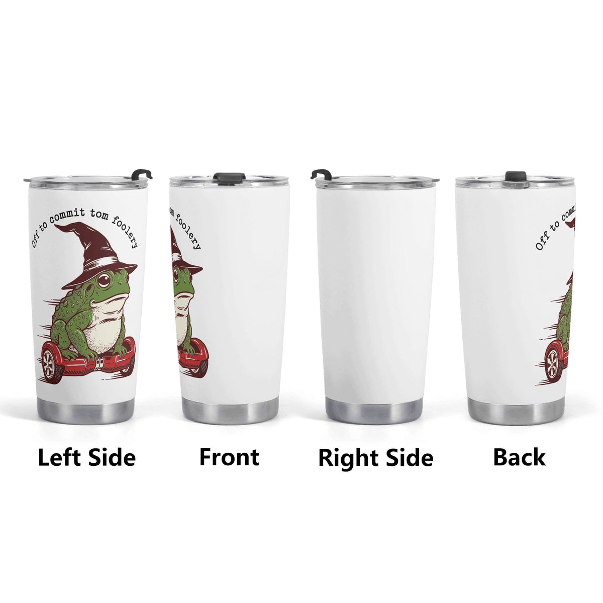 Off To Commit Tom Foolery Stainless Steel 20oz Travel Mug Travel Mug Tumbler animal Printed Offshore