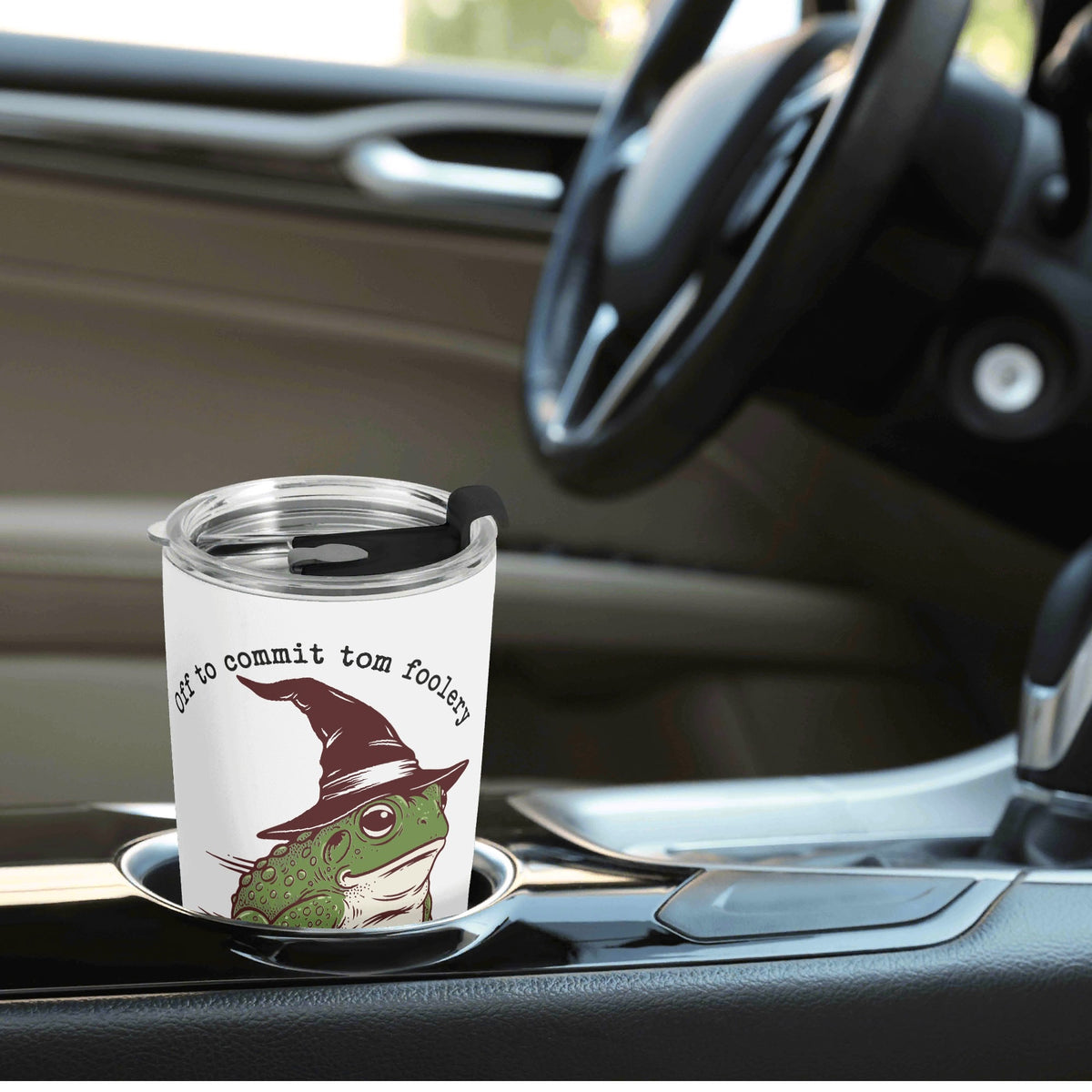 Off To Commit Tom Foolery Stainless Steel 20oz Travel Mug Travel Mug Tumbler animal Printed Offshore