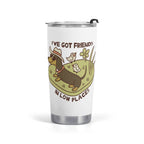 Dachshund Friends In Low Places Stainless Steel 20oz Travel Mug Default Title Travel Mug Tumbler animal Printed Offshore