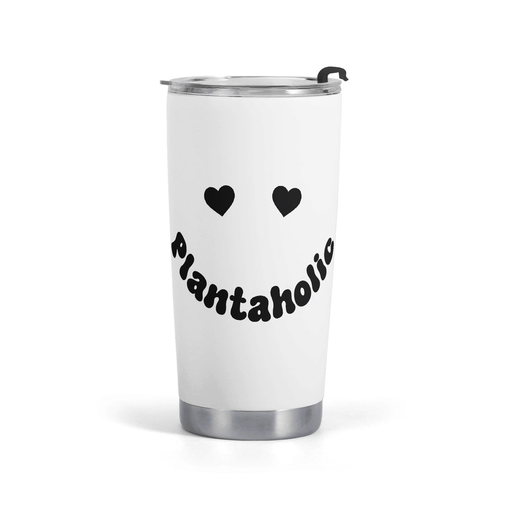 Plantaholic Stainless Steel 20oz Travel Mug Default Title Travel Mug Tumbler Plants Printed Offshore