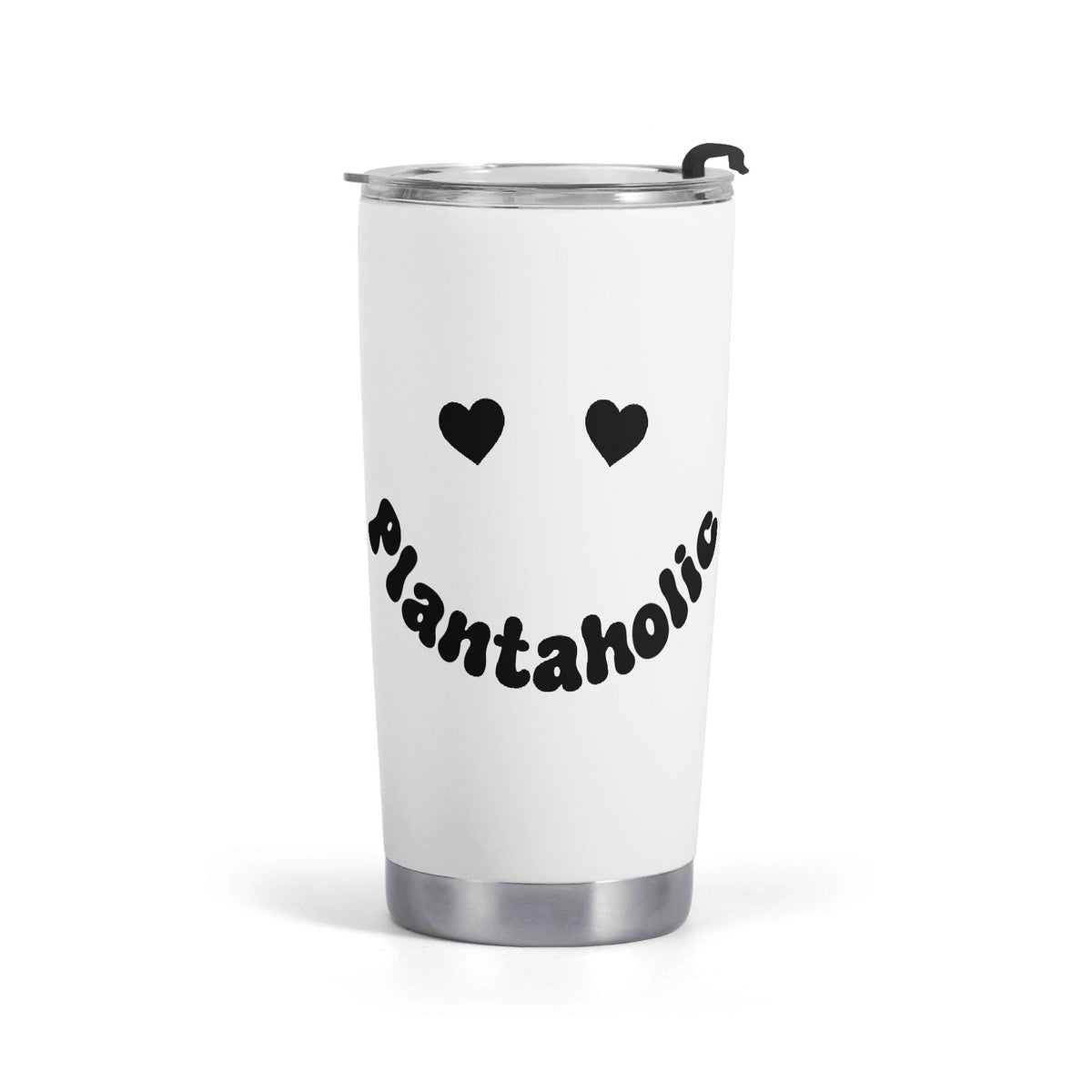 Plantaholic Stainless Steel 20oz Travel Mug Default Title Travel Mug Tumbler Plants Printed Offshore