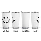 Plantaholic Stainless Steel 20oz Travel Mug Travel Mug Tumbler Plants Printed Offshore