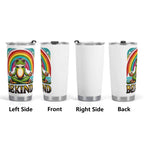 Meditating Frog Be Kind Stainless Steel 20oz Travel Mug Travel Mug Tumbler animal Printed Offshore