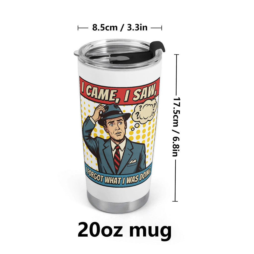 Retro Gentleman I Forgot What I Was Doing Stainless Steel 20oz Travel Mug Travel Mug Tumbler Printed Offshore Retro