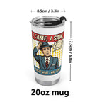 Retro Gentleman I Forgot What I Was Doing Stainless Steel 20oz Travel Mug Travel Mug Tumbler Printed Offshore Retro