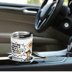 Retro Gentleman Donut Stainless Steel 20oz Travel Mug Travel Mug Tumbler Printed Offshore Retro