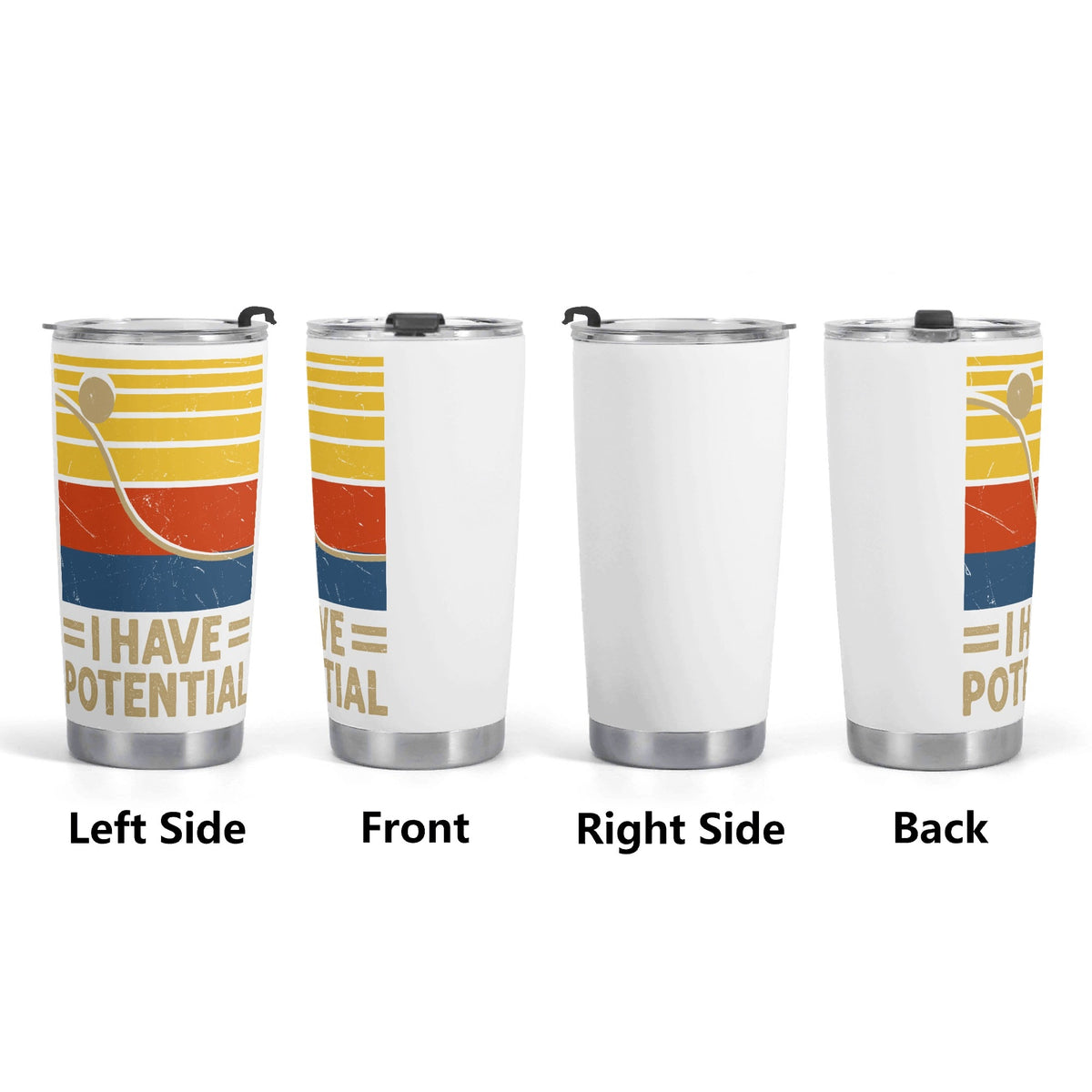 I Have Potential Physics Stainless Steel 20oz Travel Mug Travel Mug Tumbler Printed Offshore Science
