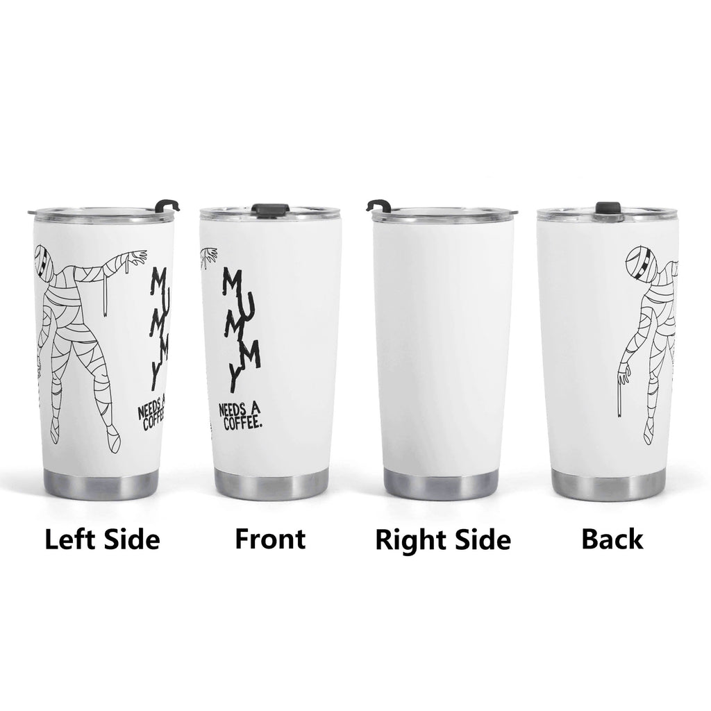 Mummy Needs A Coffee Stainless Steel 20oz Travel Mug Travel Mug Tumbler Coffee Mum Printed Offshore