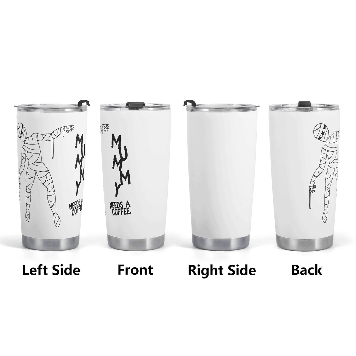 Mummy Needs A Coffee Stainless Steel 20oz Travel Mug Travel Mug Tumbler Coffee Mum Printed Offshore