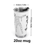 Mummy Needs A Coffee Stainless Steel 20oz Travel Mug Travel Mug Tumbler Coffee Mum Printed Offshore
