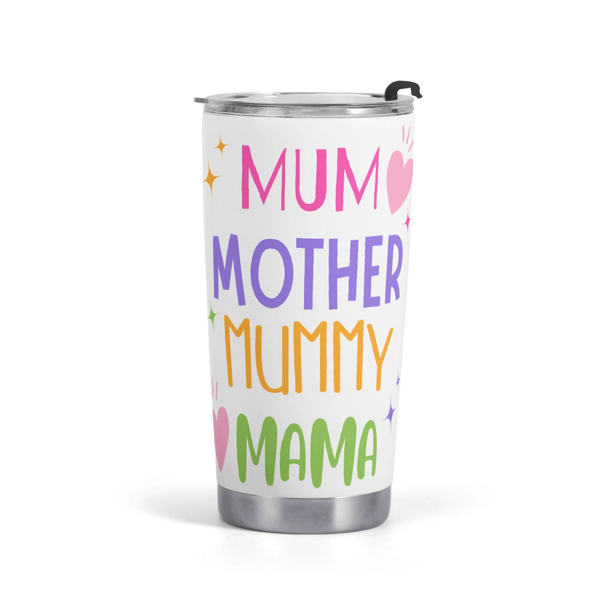 Mum Mother Mummy Mama Stainless Steel 20oz Travel Mug Default Title Travel Mug Tumbler Mum Printed Offshore