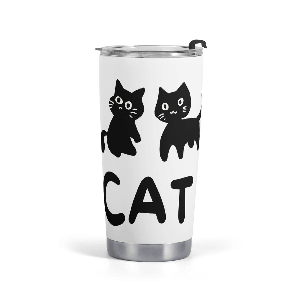 Cat Mum Stainless Steel 20oz Travel Mug Default Title Travel Mug Tumbler animal Mum Printed Offshore
