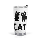 Cat Mum Stainless Steel 20oz Travel Mug Default Title Travel Mug Tumbler animal Mum Printed Offshore