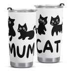 Cat Mum Stainless Steel 20oz Travel Mug Travel Mug Tumbler animal Mum Printed Offshore