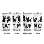 Cat Mum Stainless Steel 20oz Travel Mug Travel Mug Tumbler animal Mum Printed Offshore