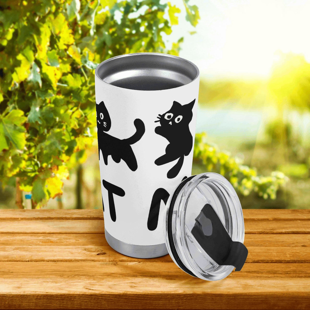 Cat Mum Stainless Steel 20oz Travel Mug Travel Mug Tumbler animal Mum Printed Offshore
