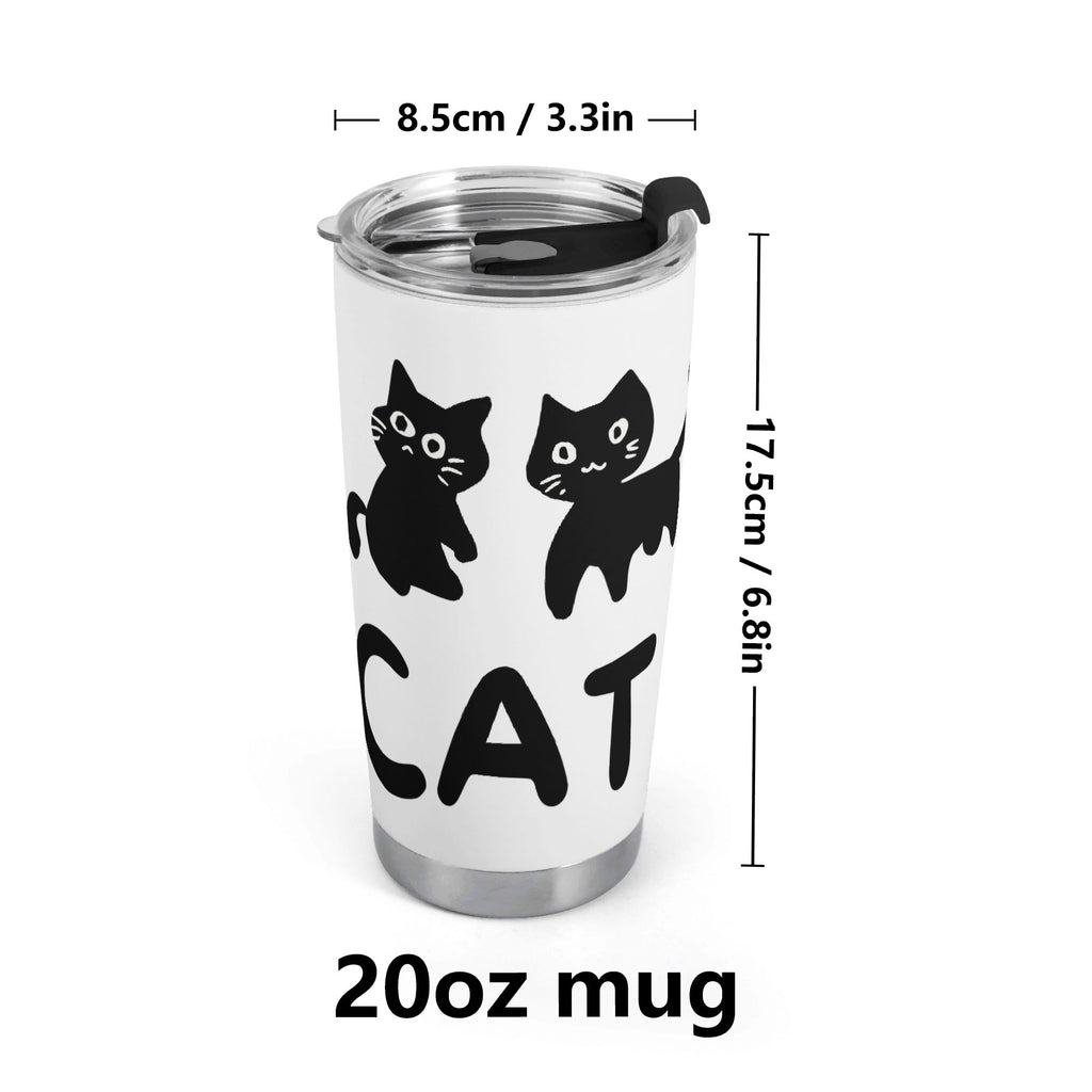 Cat Mum Stainless Steel 20oz Travel Mug Travel Mug Tumbler animal Mum Printed Offshore