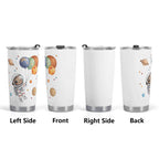 Balloon Planets Astronaut Stainless Steel 20oz Travel Mug Travel Mug Tumbler Printed Offshore Space