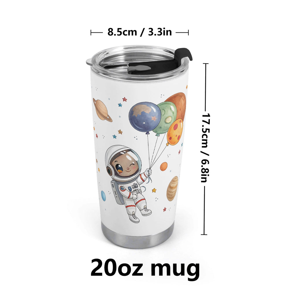 Balloon Planets Astronaut Stainless Steel 20oz Travel Mug Travel Mug Tumbler Printed Offshore Space
