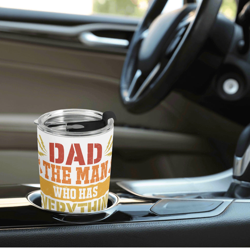 Dad The Man Who Has Everything Except A Full Head Of Hair Stainless Steel 20oz Travel Mug Travel Mug Tumbler Dad Printed Offshore