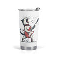 Cat Playing Guitar Stainless Steel 20oz Travel Mug Default Title Travel Mug Tumbler animal Music Printed Offshore